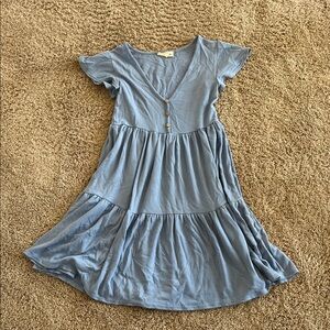 See You Monday Light Blue Dress